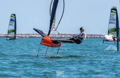 España vuela alto en el Mundial de WASZP