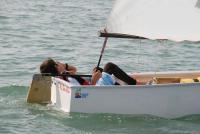 Felipe Sánchez, Marco Sánchez, Adriana Serra y Susana Ridao, campeones del I Trofeo Hispanidad de Optimist   