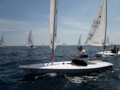 Importante componente internacional en el EurILCA Master del Club Vela Calella