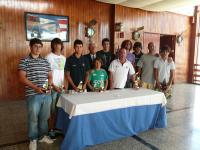 Isidro Henriquez, Juan Izquierdo y Javier Izquierdo, campeones de canarias de vela clase techno