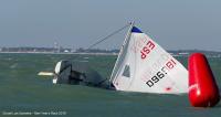 Jornada en blanco por el temporal en la 16 Regata de Año Nuevo que finaliza este lunes en la bahía de Cádiz