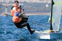 Kike Luján y Antonio Torrado,  líderes en el nacional de 49er