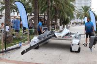 La flota mejor flota de catamaranes se cita en La Manga del Mar Menor