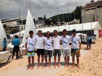 Las tripulaciones gallegas, líderes en la primera jornada del Europeo Juvenil de 420
