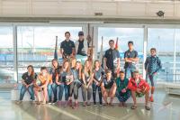 Los nautas Alfonso Fernández y Nelly González, ganadores del Campeonato de Canarias de Láser 4.7