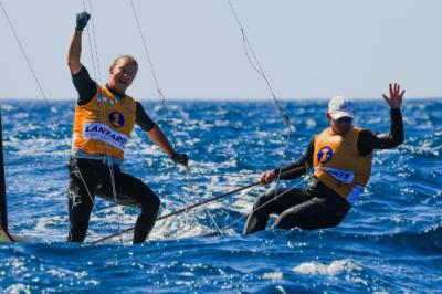 Los polacos Buksak y Glogowski, campeones en 49er de la Lanzarote International Regatta