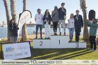 Los primeros títulos de la X Comunitat Valenciana Olympic Week  se deciden en una jornada de poco viento