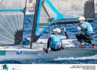 Los regatistas Movistar, en Génova para la tercera cita de la Hempel World Cup Series