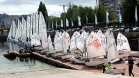 Monotipos y Optimist llenaron de velas la dársena portuaria y la Ría de Vigo con las Villalia Spring Series y el Trofeo Aceites Abril