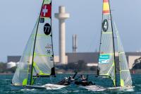 Mundial 49er, 49er FX y Nacra 17. España llega a la jornada final en el podio en 49er y 49er FX