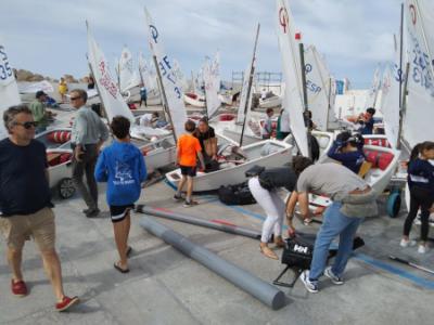 Más de doscientos Optimist luchan por la victoria en la Setmana de Vela - Trofeu DURAN Más de doscientos Optimist luchan por la victoria en la Setmana de Vela - Trofeu DURAN