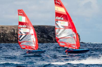 Nacho Baltasar, sexto en los Lanzarote iQFOiL Games