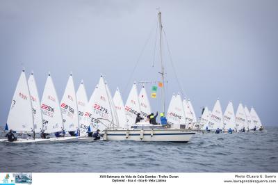 Nikko Palou y Meritxell Sitges se pone al frente de la XVII Setmana de la Vela Trofeu DURAN en la clase ILCA6