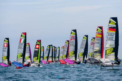 Pablo Astiazarán y LIV Haggström brillan en el Event 3 de la Barcelona Foiling Winter Series