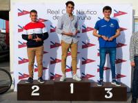 Pablo Reboreda del RCN Portosin lidera la clasificación de láser 4.7 en la clasificatoria de la Coruña.