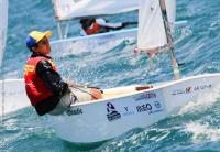 Samuel Beneyto, el mejor español en la penúltima jornada del Mundial de Optimist