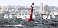 Un nordeste de 42 nudos provoca la anulacion de la primera jornada del gallego de optimist en La Coruña 